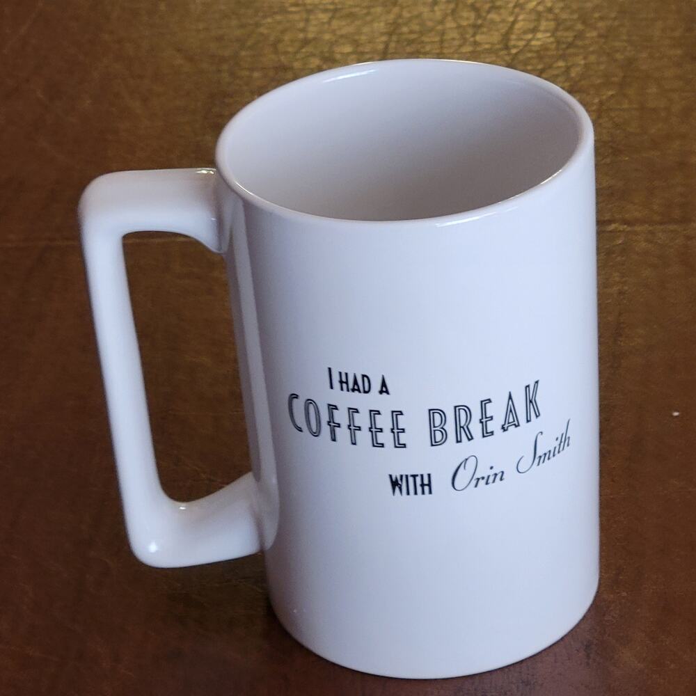 Starbucks Rare mug I had a Coffee Break with Orin Smith ex CEO deceased 2018